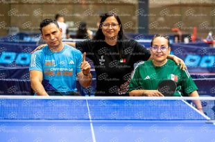 La mexiquense conquistó tres oros en individual, dobles femenil y dobles mixtos en Monterrey.