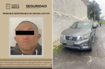 Se aseguraron dos réplicas de armas de fuego y un inhibidor de señal de 12 antenas.