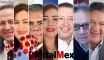 Eruviel Ávila, Jacqueline García, Fernando Vilchis, Patricia Durán, Pedro Zenteno Santaella, Alfredo Barrera, Higinio Martínez