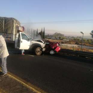 El tráfico estuvo complicado por largo rato debido al accidente