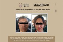 Un hombre y una mujer fueron detenidos en la colonia El Seminario.