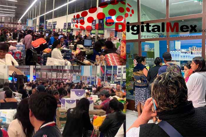 #Video: Compras de pánico en #Edomex por #COVID-19; ya no hay gel ni alcohol