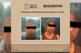 Un hombre y una mujer fueron detenidos tras presuntamente amenazar con armas a un comerciante.