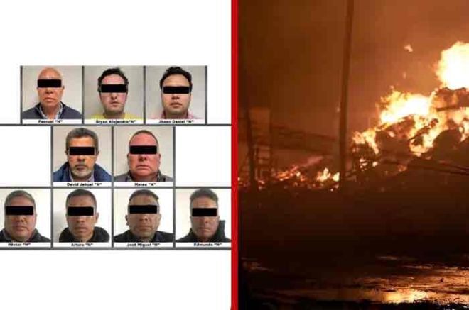 Fueron 9 las personas que fallecieron en el incendio provocado en la Central de Abasto de Toluca.