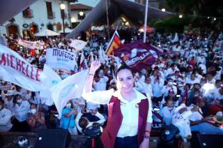 Michelle Núñez en cierre de campaña por presidencia municipal de Valle de Bravo