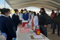 El también encargado de la vacunación en el Estado de México dijo en entrevista que sólo ayer se colocaron más de 340 mil vacunas en un sólo día
