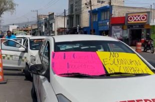 Ante esta situación, con pancartas se manifestaron este jueves sobre Avenida Morelos para que se haga justicia