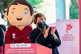 Video: Delfina Gómez entrega de apoyos en Chalco; pide reforzar medidas contra sarampión