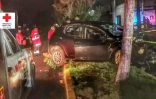 El accidente ocurrió en las calles de Abelardo Rodríguez y Antonio Albarrán, en la colonia Moderna de la Cruz.