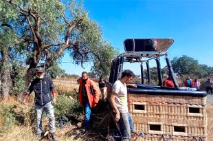 El reporte policial indica que el dirigible fue abordado por 15 turistas la mañana de este lunes