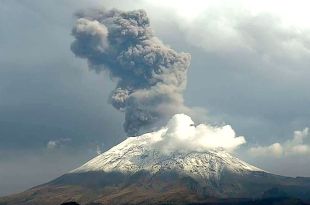 La constante actividad de los últimos días del volcán Popocatépetl ha causado inquietud entre los pobladores 