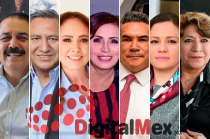 Miguel Ángel Hernández, Guillermo Calderón, Cristina Ruiz, Rosario Robles, Alejandro Moreno, Daniella Durán, Delfina Gómez