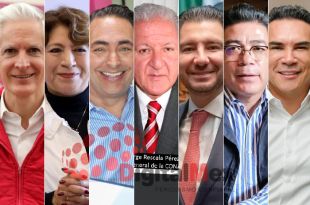 Alfredo Del Mazo, Delfina Gómez, Pablo Peralta, Jorge Rescala, Elías Rescala, Miguel Sámano, Alejandro Moreno 