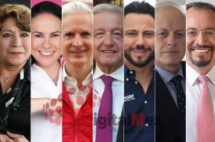 Delfina Gómez, Alejandra Del Moral, Alfredo Del Mazo, AMLO, Anuar Azar, Eric Sevilla, Omar Ortega
