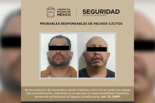 En dicho punto se detuvo a Alan “N”, quien presuntamente es integrante de un grupo criminal con orígenes en el estado de Michoacán; en tanto, en San Martín Morelos se logró la aprehensión de José “N”
