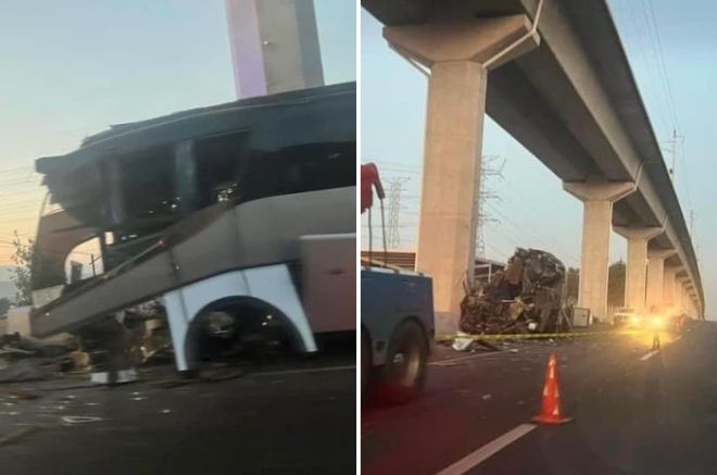 La zona del accidente permaneció acordonada hasta que autoridades de la Fiscalía General de Justicia del Estado de México (FGJEM) tomaron conocimiento del suceso.