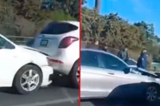 #Video: ¡Precaución! Carambola en Paseo Tollocan paraliza circulación