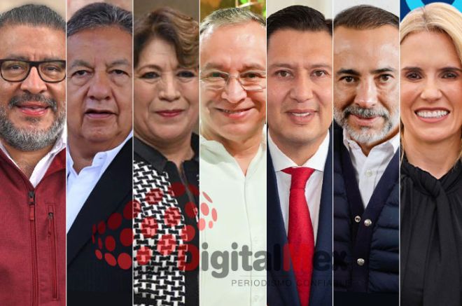 Horacio Duarte, Higinio Martínez, Delfina Gómez, Raymundo Martínez, Diego Moreno, Fernando Flores, Romina Contreras
