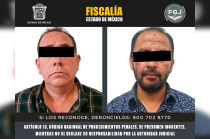 Jorge “N” y Jaime “N” fueron ingresados a Centros Penitenciarios y de Reinserción Social, a disposición de un Juez.