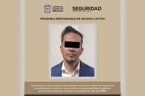Gabriel “N”, de 52 años, fue arrestado por su probable participación en un homicidio en Zumpango.