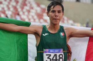 Brandon Pérez sumó en esta jornada la séptima medalla para la selección nacional de atletismo.