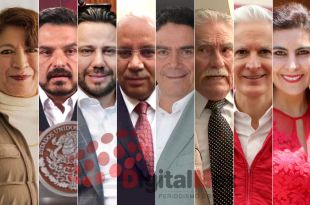 Delfina Gómez, Zoé Robledo, Anuar Azar, Francisco Gárate, Juan Carlos Núñez, Víctor Guerrero, Alfredo Del Mazo, Maribel Góngora