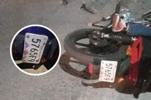 El conductor de la moto perdió la vida en el lugar. 