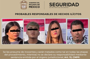 Los detenidos fueron presentados ante la Agencia del Ministerio Público correspondiente.