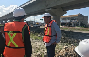 Supervisa César Serrano obras para mitigar inundaciones en San Mateo Atenco