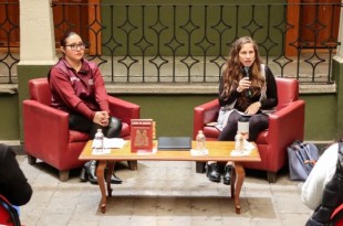 La politóloga Alejandra Ibarra Chaoul impartió la conferencia “Libertad de Expresión en México”.