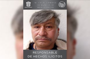 Este individuo fue ingresado al Centro Penitenciario y de Reinserción Social de Ecatepec