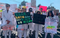 #Video #Toluca: marchan alumnos de Medicina de la UAEMex contra inseguridad