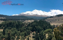 Cae cuarta granizada en el Nevado de Toluca