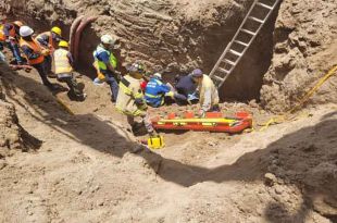 Cuerpos de emergencias llegaron al lugar ubicado en la comunidad de San Pedro La Hortaliza.