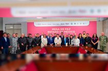 La gobernadora Delfina Gómez encabezó en Tlalnepantla la Mesa de Coordinación para la Construcción de la Paz.