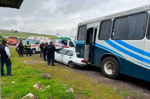 Se registran dos accidentes en la Panamericana Atlacomulco-Acambay