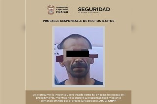 Manuel “N” de 41 años de edad, fue trasladado a la Agencia del Ministerio Público correspondiente, donde se definirá su situación legal.
