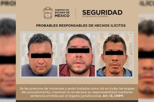 Policías estatales y municipales localizaron los vehículos en un predio tras seguir su ruta por la México-Querétaro.