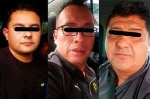 Los detenidos fueron identificados como César Amaury “N”, Óscar “N” y Rodolfo “N”.