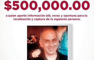 #FGJEM: Recompensa de 500 mil por información de Hueman Valente Rendón