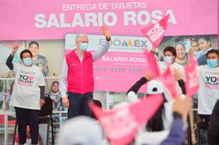 Recordó que la misión del Salario Rosa es ayudar a las mujeres mexiquenses
