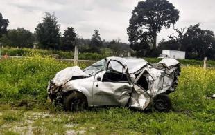 El accidente se reportó sobre la carretera Arco Norte a la altura de la comunidad de Las Manzanas en el municipio de Jilotepec.