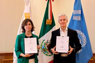 Informó que desde el gobierno del Estado se respalda y contribuye en el  cumplimiento de los objetivos establecidos a través del Salario Rosa