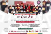 El Ayuntamiento de Calimaya anunció la realización del Primer Encuentro de Mujeres con Casco Rosa