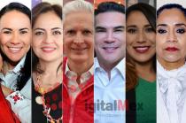 Alejandra del Moral, Ana Lilia Herrera, Alfredo del Mazo, Alejandro Moreno, Lizeth Sandoval, Ana Elena Medina.