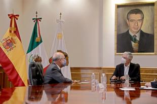 Del Mazo Maza indicó que este país invitó a la entidad mexiquense a participar en la semana “Más México en España”