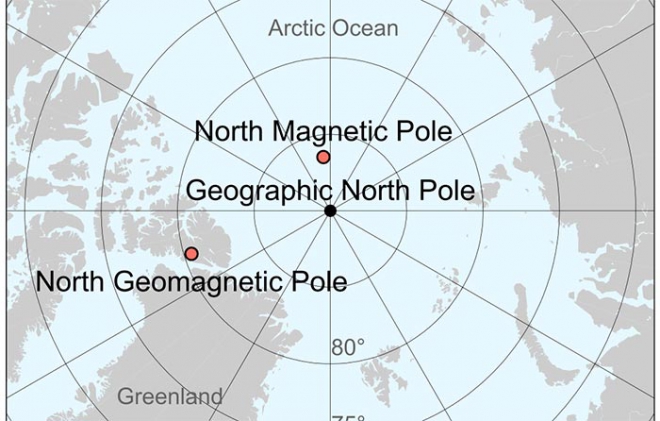El rápido desplazamiento del norte magnético alerta a científicos