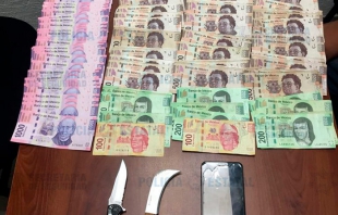 Capturan en flagrancia a probables extorsionadores en Chalco