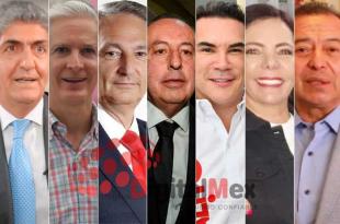 Ernesto Nemer, Alfredo del Mazo, Luis Felipe Puente, José Luis Cervantes, Alejandro Moreno, Carolina Monroy, César Camacho