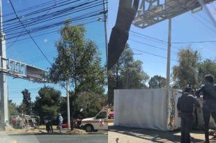 Los hechos tuvieron lugar a la altura de la calle Benito Juárez en la delegación de San Mateo Oxtotitlán.